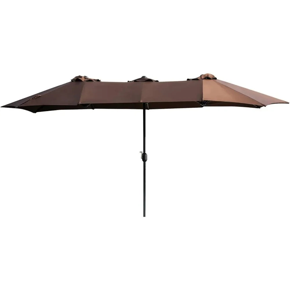 15 Ft Double Sided Umbrella Rectangular